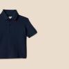 imageAmazon Essentials Boys and Toddlers Cotton Spandex Pique Polo ShirtNavy