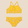 imageAmazon Essentials Girls and Toddlers Bikini SetGolden Yellow Beige Leopard