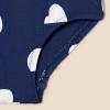 imageAmazon Essentials Girls and Toddlers CrossBack OnePiece SwimsuitDeep Blue Ivory Abstract Dots