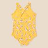 imageAmazon Essentials Girls and Toddlers CrossBack OnePiece SwimsuitGolden Yellow Beige Leopard
