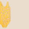 imageAmazon Essentials Girls and Toddlers CrossBack OnePiece SwimsuitGolden Yellow Beige Leopard