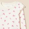 imageAmazon Essentials Girls and Toddlers Long Sleeve Ruffle TShirt Pack of 2MauveButterflies