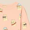 imageAmazon Essentials Girls and Toddlers Long Sleeve TShirt and Pull on Pants SetBlackCool Cat