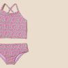 imageAmazon Essentials Girls and Toddlers Tankini SetLilac Hot Pink Posey Floral