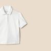 imageAmazon Essentials Toddlers and Baby Girls Cotton Spandex Polo Shirt Pack of 3Pale PinkNavyWhite