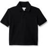 imageAmazon Essentials Boys and Toddlers Cotton Spandex Pique Polo ShirtBlack