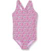 imageAmazon Essentials Girls and Toddlers CrossBack OnePiece SwimsuitLilac Hot Pink Posey Floral
