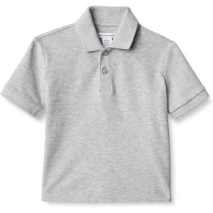 imageAmazon Essentials Boys and Toddlers Cotton Spandex Pique Polo ShirtLight Grey Heather