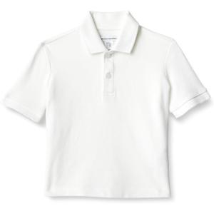 imageAmazon Essentials Boys and Toddlers Cotton Spandex Pique Polo ShirtWhite