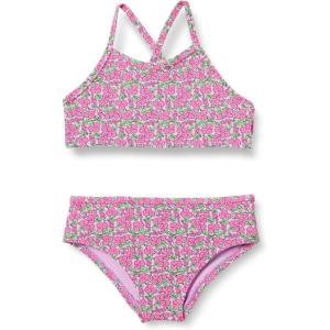 imageAmazon Essentials Girls and Toddlers Bikini SetLilac Hot Pink Posey Floral