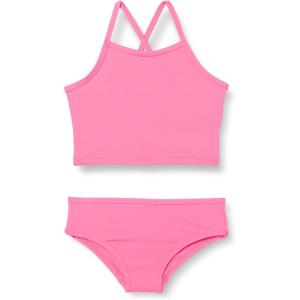 imageAmazon Essentials Girls and Toddlers Tankini SetHot Pink