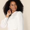 imageAmazon Essentials Womens RegularFit Cotton Sateen Tiered Shirt DressWhite