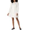 imageAmazon Essentials Womens RegularFit Cotton Sateen Tiered Shirt DressWhite