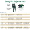 imageAmazon Essentials Babies Toddlers and Boys Snugfit Cotton Pajamas Sleepwear Sets Previously Spotted Zebra MultipacksMulticolorDinosaurStripe