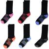 imageAmazon Essentials Unisex Kids and Toddlers Cushioned Athletic Crew Socks 6 PairsBlack  Warm