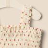 imageAmazon Essentials x Sofia Grainge Baby Girls Woven Sleeveless RomperBright Pink Little Strawberries