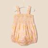 imageAmazon Essentials x Sofia Grainge Baby Girls Woven Sleeveless RomperShell Pink Ornate Paisley