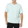 imageAmazon Essentials Mens Cotton RegularFit ShortSleeve Crewneck TShirt Pack of 2Aqua BlueLight Blue