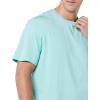 imageAmazon Essentials Mens Cotton RegularFit ShortSleeve Crewneck TShirt Pack of 2Aqua BlueWhite