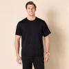 imageAmazon Essentials Mens Cotton RegularFit ShortSleeve Crewneck TShirt Pack of 2Black
