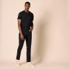 imageAmazon Essentials Mens Cotton RegularFit ShortSleeve Crewneck TShirt Pack of 2Black