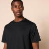 imageAmazon Essentials Mens Cotton RegularFit ShortSleeve Crewneck TShirt Pack of 2Black