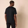 imageAmazon Essentials Mens Cotton RegularFit ShortSleeve Crewneck TShirt Pack of 2Black