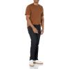 imageAmazon Essentials Mens Cotton RegularFit ShortSleeve Crewneck TShirt Pack of 2BlackBrown