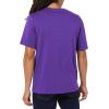 imageAmazon Essentials Mens Cotton RegularFit ShortSleeve Crewneck TShirt Pack of 2BlackDark Purple