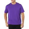 imageAmazon Essentials Mens Cotton RegularFit ShortSleeve Crewneck TShirt Pack of 2BlackDark Purple