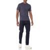 imageAmazon Essentials Mens Cotton RegularFit ShortSleeve Crewneck TShirt Pack of 2BlackNavy Heather