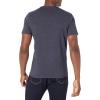 imageAmazon Essentials Mens Cotton RegularFit ShortSleeve Crewneck TShirt Pack of 2BlackNavy Heather