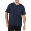 imageAmazon Essentials Mens Cotton RegularFit ShortSleeve Crewneck TShirt Pack of 2Charcoal HeatherNavy