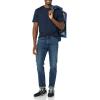 imageAmazon Essentials Mens Cotton RegularFit ShortSleeve Crewneck TShirt Pack of 2Dark BlueNavy