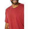 imageAmazon Essentials Mens Cotton RegularFit ShortSleeve Crewneck TShirt Pack of 2Dark RedNavy