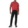 imageAmazon Essentials Mens Cotton RegularFit ShortSleeve Crewneck TShirt Pack of 2Dark RedNavy