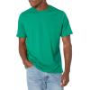 imageAmazon Essentials Mens Cotton RegularFit ShortSleeve Crewneck TShirt Pack of 2GreenNavy