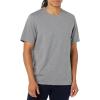 imageAmazon Essentials Mens Cotton RegularFit ShortSleeve Crewneck TShirt Pack of 2Grey Heather