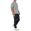 imageAmazon Essentials Mens Cotton RegularFit ShortSleeve Crewneck TShirt Pack of 2Grey HeatherPale Pink