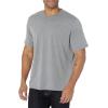 imageAmazon Essentials Mens Cotton RegularFit ShortSleeve Crewneck TShirt Pack of 2Grey HeatherPale Pink