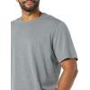 imageAmazon Essentials Mens Cotton RegularFit ShortSleeve Crewneck TShirt Pack of 2Grey HeatherWhite