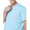 imageAmazon Essentials Mens Cotton RegularFit ShortSleeve Crewneck TShirt Pack of 2Light Blue