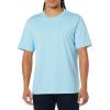 imageAmazon Essentials Mens Cotton RegularFit ShortSleeve Crewneck TShirt Pack of 2Light Blue