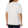 imageAmazon Essentials Mens Cotton RegularFit ShortSleeve Crewneck TShirt Pack of 2NavyWhite Boat Print