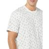 imageAmazon Essentials Mens Cotton RegularFit ShortSleeve Crewneck TShirt Pack of 2NavyWhite Boat Print