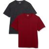 Burgundy/Charcoal Heather