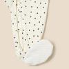 imageAmazon Essentials Unisex Babies Footed Sleep and Play Pack of 3Dusty RoseDotsStripe