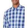 imageAmazon Essentials Mens RegularFit LongSleeve Casual Poplin ShirtBlue Buffalo