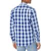 imageAmazon Essentials Mens RegularFit LongSleeve Casual Poplin ShirtBlue Buffalo