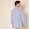 imageAmazon Essentials Mens RegularFit LongSleeve Casual Poplin ShirtBlue Checks